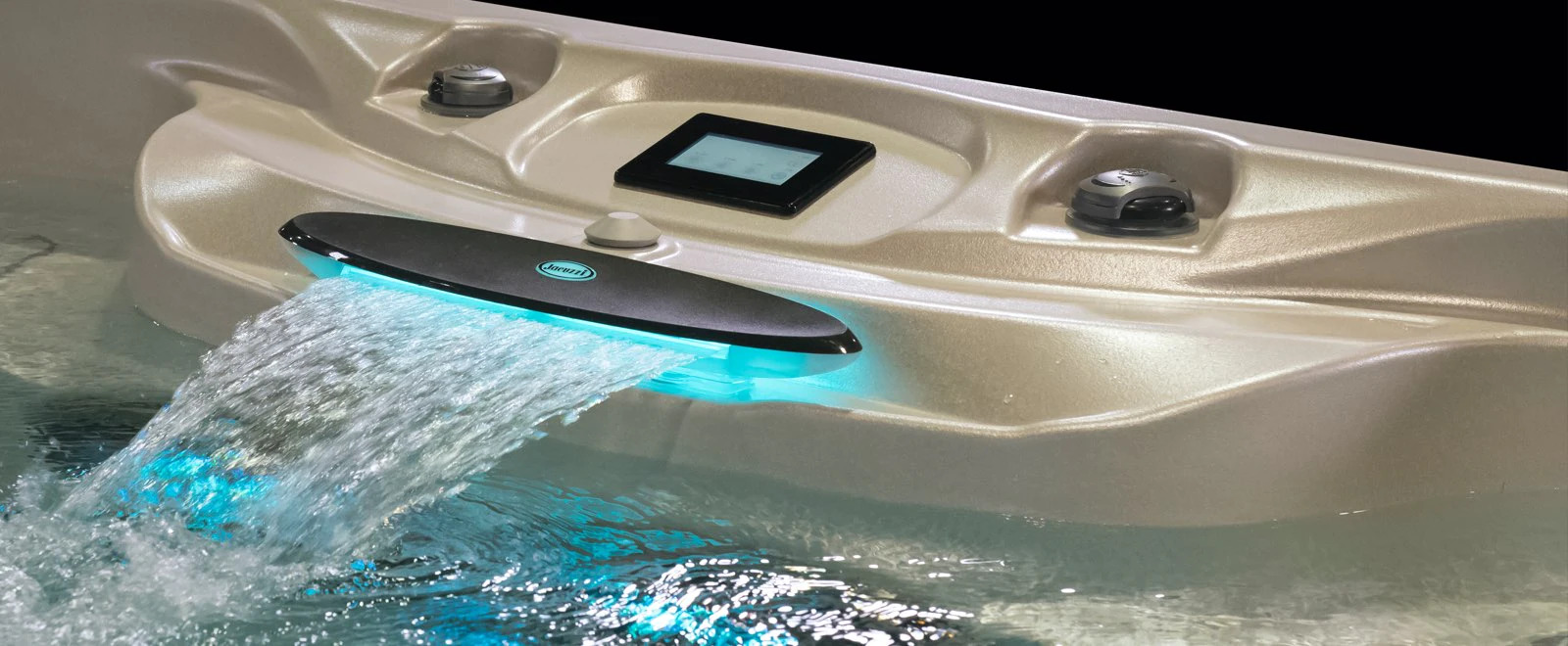 Waterfall + LED Lights