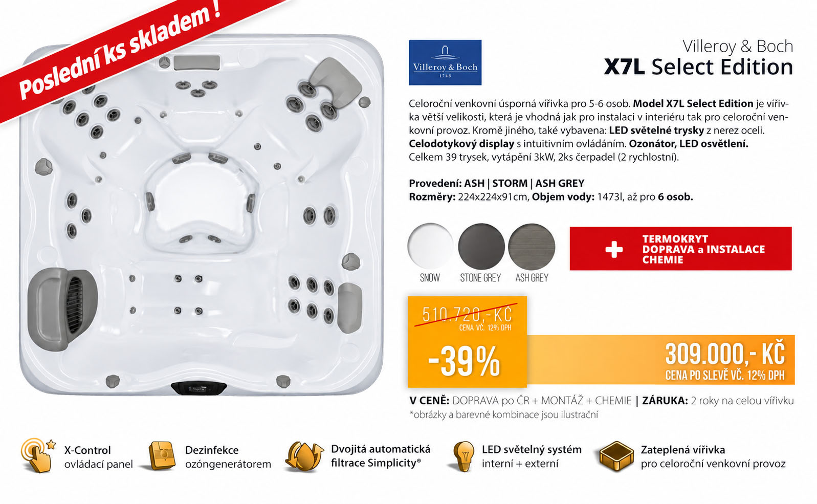X7L Select akce 2026