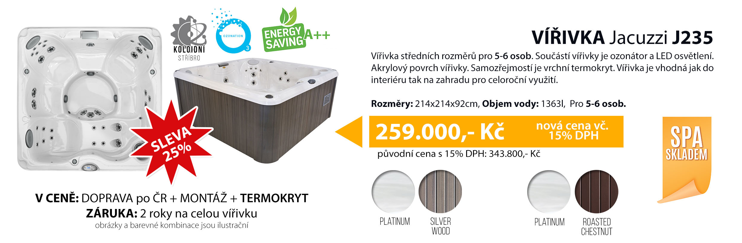 Jacuzzi J315 - akce na vířivku