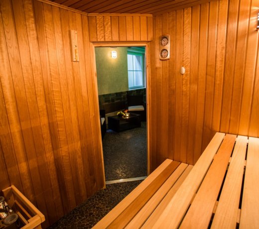 Pohled ze sauny 