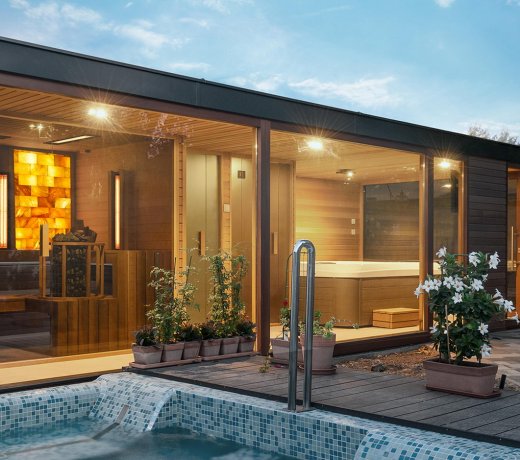 Sauna dům s vířivkou