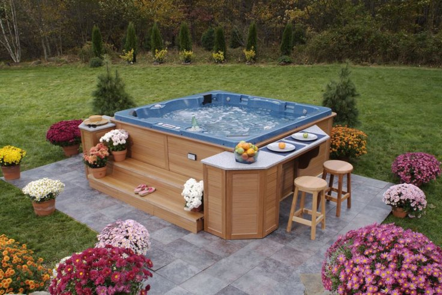 Hot Tub Foursome