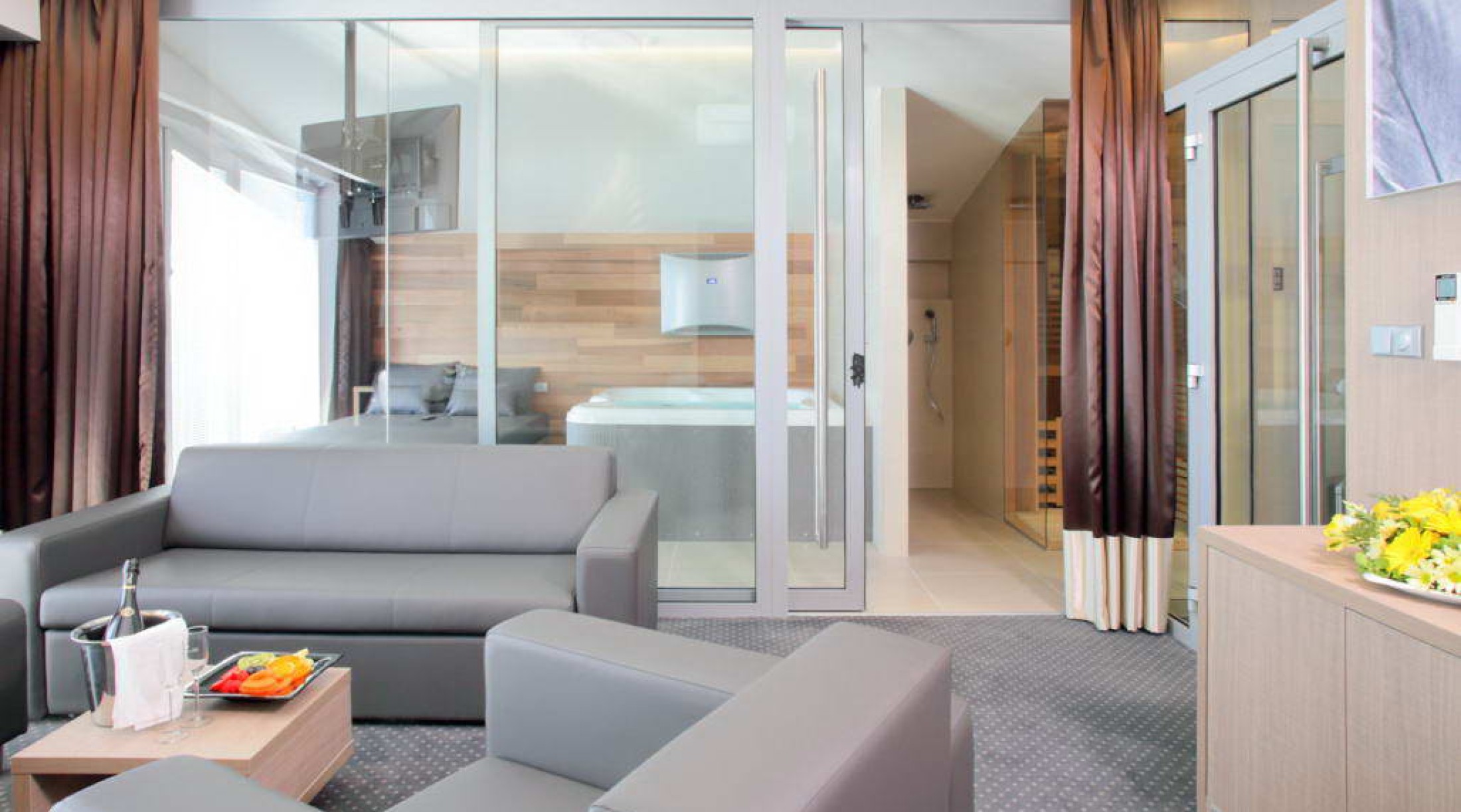 Wellness apartman Jacuzzi Lodge S