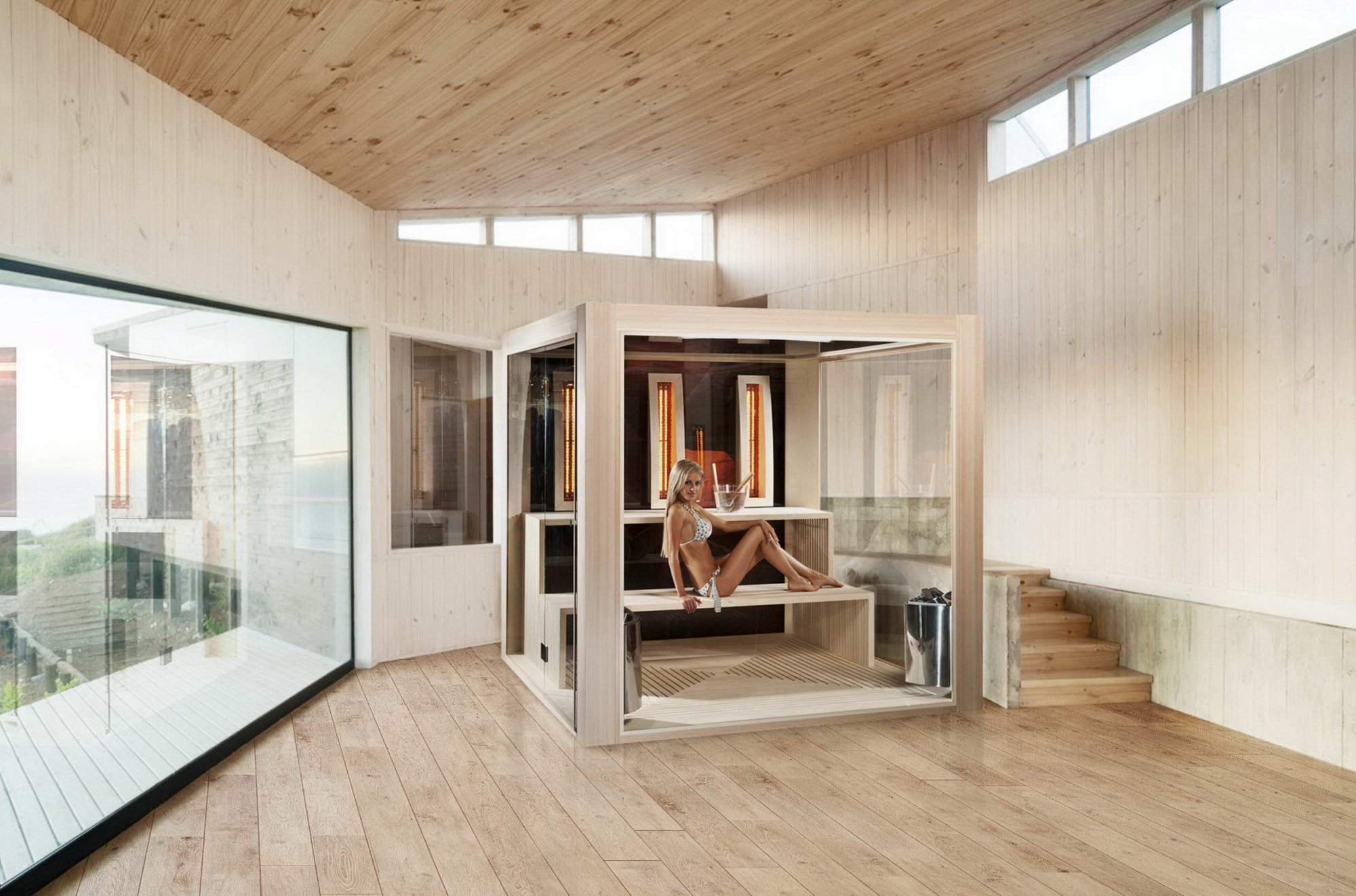 INFRA sauny do interiéru