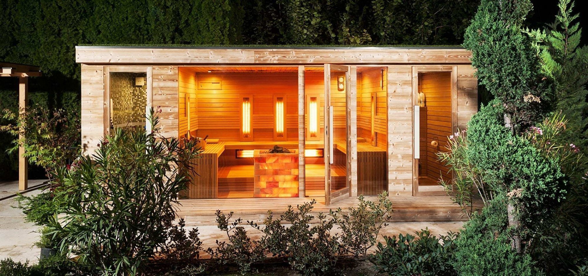 Venkovní sauna domky